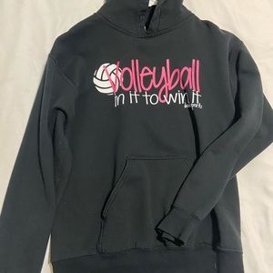 volleyball hoodie.
